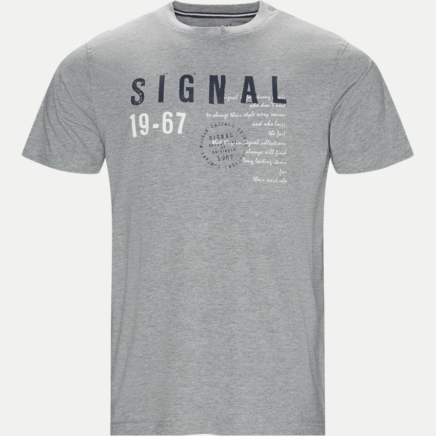 Signal T-shirts WAINE LOGO GREY MELANGE